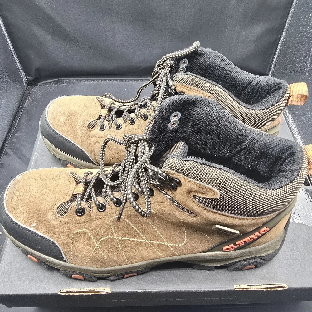 Men's Brown and Black‎ Hiking Boots